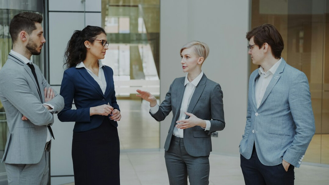 business people negotiating