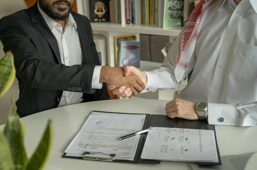 business handshake deal